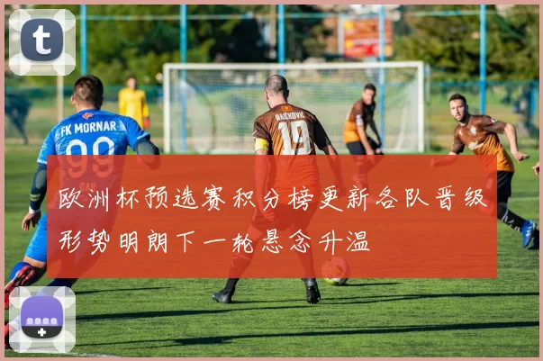 欧洲杯预选赛积分榜更新各队晋级形势明朗下一轮悬念升温
